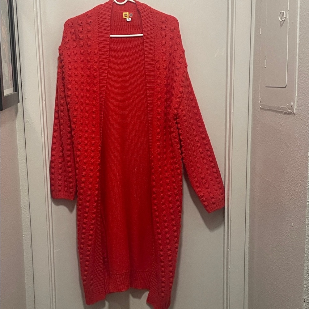 Target Lego Red Women's Cardigan Sweater